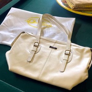 Onna Ehrlich Pebbled Leather Handbag